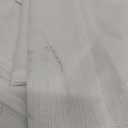 White Curtains Sheer - Linen Texture Sheer Window Covering, Light & Airy Translucent Panels for Bedroom Living Room Patio Glass Door, 27.5x36 Inch, Set of 2