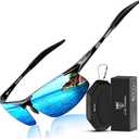 ATTCL Men's Fashion Driving Polarized Sunglasses for Men - Al-Mg metal Ultralight Frame