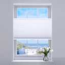 SUNFREE Top Down Bottom Up Cellular Blinds,Cellular Shades Blackout, Honeycomb Window Shade for Windows, 34" W x 64" H, White(Blackout)