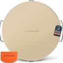 16-Inch Pizza Stone for Oven and Grill, Baking Stone for Bread, Round