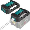 2 x 2 Pack USB Charger Adapter Compatible with Dewalt 20V Battery with USB Socket & Type-C Fast Charging (Adapter Only,Not Made in Dewalt)