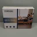 Medline Bed Assist Bar with Storage Pocket, Height Adjustable Bed Rail for Elderly Adults, Assistance for Getting In and Out of Bed at Home