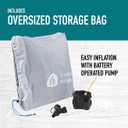 Sierra Designs Queen & Single Camping Air Bed Mattress for Car Camping, Trave, and Camp (Pump Included)