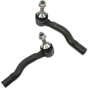 TRQ Front Outer Tie Rod Set Compatible with 2003-2011 Ford Crown Victoria Lincoln Town Car Mercury Grand Marquis 2003-2004 Marauder