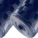 200SQFT AMERIQUE Heavy Duty EVA 1.5MM Premium High Density Flooring Underlayment Padding, Diamond Shape Black