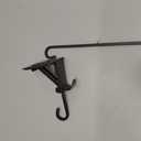 Fireplace Stocking and Garland Hanger, 2 in 1 Adjustable Heavy Duty Mantel Hangers, Garland Holder for Mantle Fits 0.5" to 7" Mantle No Drill, Christmas Garlands Clip for Holiday Decor (3pcs)