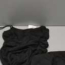 Papicutew Women's Full Slip for Under Dresses Plus Size Long Nightgown Cami Dress (Black) 18W