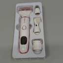 Electric Razor for Women, 4-in-1 Bikini Trimmer & Body Shaver for Nose Hair Face Eyebrow Arms Legs Armpit Underarm Pubic Area, Rechargeable Wet/Dry Painless Hair Removal