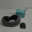 WEERSHUN Travel Pillows for Airplanes,2024 New Travel Pillow,Travel Neck Pillow Airplane Memory Foam Travel Pillow Neck Pillow for Traveling Suitable for Airplanes,Offices and Cars (Dark Gray)