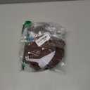 Fanuerg Women's Halter V Neck Bikini Sets Ring Linked Two Piece Swimsuit Cheeky Swim Bathing Suit 2025 (Brown), Size S