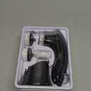 Facial Cleansing Brush, Electric Face Scrubber Rechargeable Exfoliator IPX-7 Waterproof Rotating Cleanser for Exfoliating, Massaging and Deep Cleansing for Women & Men with 4 Brush Heads Black (Black & Rose Gold)