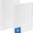 C545 True HEPA Replacement Filter S Compatible with Winix C545 Air Puri-fier, Replaces for Winix Filter S 1712-0096-00, 2 Pack H13 Grade True HEPA Filters