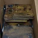 360° Swivel Side Table for Height Adjustable, C Shaped End Table for Couch with Storage, 3-Tier Night Stand with Open Shelf, Tv Tray for Small Spaces, Living Room, Bedroom, Rustic Brown