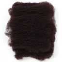 Afro Kinky Bulk Blend Human Hair 18 Inch 100 Gram Afro Kinky-Curly Blend Hair Bulk for Mini Twist Dreadlock Extensions Micro Locs Repair Soft 4C Curly for Braids (4#)