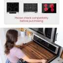 TIDITA Acacia Stove Top Covers for Electric Stove - Wooden Noodle Board for Gas Stovetop - Stove Top Covers for Gas Burners - Wooden Kitchen Sink Cover for Counter Space & Decorative Tray (Walnut)