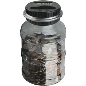 Digital Counting Money Jar (clear)
