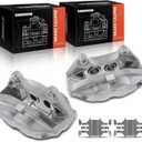 A-Premium Disc Brake Caliper Assembly Compatible with Nissan and Infiniti Models - 370Z 2009-2019, FX50 2009-2013, G37 2008-2013, M37/M56 2011-2013, Q50, Q60, Q70, Q70L, QX70 - Front Side