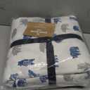 Eddie Bauer- Queen Sheet Set, Cotton Flannel Bedding Set, Brushed for Extra Softness, Cozy Home Dcor (Bear Mountain Grey, Queen)