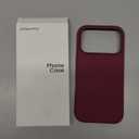 ORNARTO Compatible with iPhone 17 Pro Case 6.3", Slim Liquid Silicone 4 Layers Full Covered Soft Gel Rubber Shockproof Cover, Protective Phone Case for iPhone 17 Pro-Wine Red