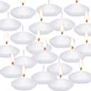 20 Pcs Floating Candles Centerpieces, 1.5 Inch Unscented Floating Candles Small Decoration for Valentine's Day, Thanksgiving, Wedding, Holiday, Parties and Home Decor