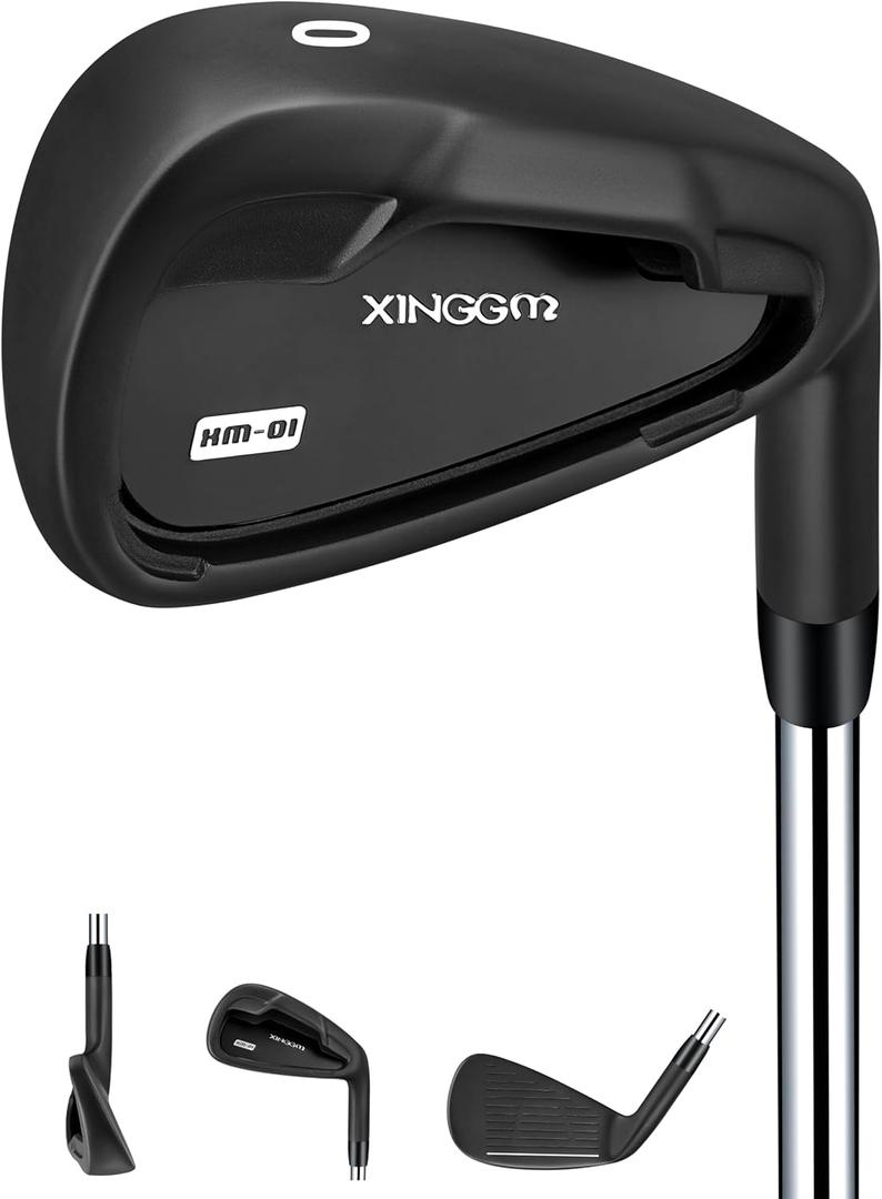 XM-01 Individual Golf Irons or Golf Irons Set - Premium Men Golf Club Iron with Steel Shaft for Right Hand Golfers Stiff Flex