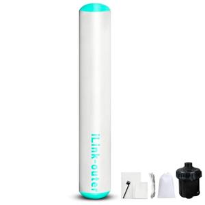 iLink-outer Inflatable Boat Fenders with Air Pump, Upgraded Boat Bumpers for Docking, 10FT Heavy Duty Dock Fender with Storage Bag, Dock Bumper for Tying up Fishing Boats, Jet Skis, Yachts, Pontoon