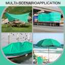 12 x 12 Ft Pool Ground Cloth, Green Pool Protector Tarp Swimming Pool Liner Pad Waterproof Ground Mat for Above Ground Swimming Pools