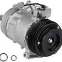 Air Conditioner AC Compressor with Clutch for Ram ProMaster City 2.4 2.4L 2015 2016 2017 2018 2019 2020 2011 2022 15 16 17 18 19 20 21 22