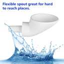 RV Water Tank Filling Funnel - 100mm Wide Mouth with Anti-Spill Design for Campers
