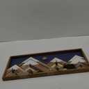 CA 24X10 WOOD MT W/METAL HOOKS ART