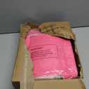 MUXHOMO Queen Comforter Set, All Season Ultra Soft Down Alternative Bedding - 3 Piece Lightweight Bed Set Includes 1 Comforter (90"x90") and 2 Pillow Shams (20"x26"), Hot Pink