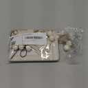 KNGITRYI Wallet Keychain Wristlet for Women,Slim RFID Credit Card Holder Purse Tassel Keychain Bangle Key Ring for Men Women (Beige)