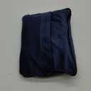 Lewis N. Clark Ultimate Comfort Set + Portable Travel Kit for Airplane, Includes Inflatable Pillow + Zippered Carrying Case, Cozy Fleece Blanket, Eye Mask for Sleeping & Foam Ear Plugs, Navy