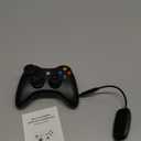 W&O Wireless Controller Compatible with Xbox 360 2.4GHZ Gamepad Joystick Wireless Controller Compatible with Xbox 360 and PC Windows 7,8,10,11 with Receiver (Black)