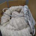 Bedsure GentleSoft Electric Blanket Full Size - Soft Ribbed Flannel Heated Blanket with 6 Heat Settings, Heating with 10 Time Settings, 8 hrs Timer Auto Shut Off, Gifts for Grandma (72"x84", Cream)