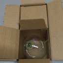 Globe Light Bulbs,G25,40W Incandescent Dimmable, 4000K Soft White Warm Glow, E26/E27 Base, 3.15-inch Crystal Clear Glass for Vanity Bathroom Mirror Pendant Lighting (2)