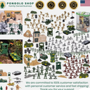 Versatile 300 Army Soldiers Toy Set - Ideal for Epic Battles & Creative Play