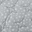 Octagon Playpen Mat Grey, Non Slip 8 Panel Playpen Mattress Mat Fits Regalo Extra Large Play Yard and hiccapop XL 69" Baby Playpen, Grey Star Octagon Playard Pad
