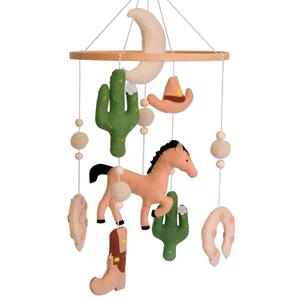 Western Baby Mobile, Cowboy Mobile for Crib, Crib Mobile for Boys, Western Nursery Decor,Baby Cowboy Nursery Decor