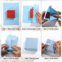 2 x Tinoaly 60 Sheets Gradient Blue Wrapping Paper, 3 Colors, 19.69x13.78 inches, Gift Wrap Tissue Paper for Christmas, Birthday, Party Decoration