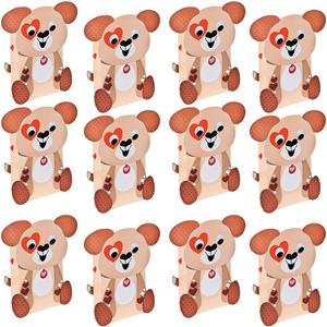 Puppy Valentine Card Holders Craft Kit - Makes 12 - Valentine's Day Crafts for Kids and Fun Home Activities