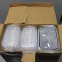 PRAKI Airtight Food Storage Containers Set with Lids - 24 PCS, BPA Free Kitchen and Pantry Organization, Plastic Leak-proof Canisters for Cereal Flour & Sugar - Labels & Marker (Black)