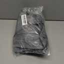 Smiry Rectangle Table Cloth Cover, Waterproof Elastic Fitted Picnic Tablecloth for 4 Foot Tables, Wipeable Flannel Backed Vinyl Tablecloths for Camping, Dining, Outdoor (Dark Grey, 24" x 48")