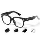 CGID Oversized Clear Lens Fake Glasses Women Men,100% UV400 Protection,Thick Big Square Frame Fashion Eyeglasses