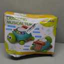 Jyusmile Baby Toys 6 to 12 Months, Musical Turtle Crawling Infant Toys, Early Learning Educational Toy with Light & Sound, Christmas Birthday Gifts for Boy Girl 7 8 9 10 11 Month 0-1 Year Old (Blue)