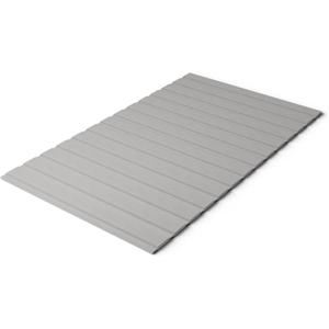 0.75-Inch Standard Mattress Support Wooden Bunkie Board/Slats with Cover, Full, Grey