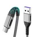 Durcord USB C Cable, Upgarded 2Pack 10ft Fast USB Type C Charging Cable for Android/Phone/Pad/Laptop, Type C Charger Braided USB Cable Compatible withi Phone 17/16/15/Pro/Plus/Max/Sam.SungSilver