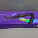 FIFINE BM66PRO RGB Microphone Boom Arm, Heavy‑Duty Mic Stand for Gaming