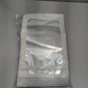 ANZNKU 100 PCS Resealable Mylar Bags with Frosted Clear Window Bags Packaging Bag Foil Pouch Zipper Bag for Food Self Sealing Storage Supplies (7.08x10.24, White)