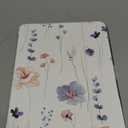 Feams for iPad (A16) 11th Generation 11 Inch 2025, iPad 10th Generation Case 10.9 Inch 2022, Slim iPad A16 Case Clear Back Cover with Pencil Holder & Auto Sleep, Simple Flowers